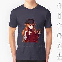 Bocky Day T Shirt Print Large Size Cotton New Cool T Asuka Langley Evangelion Fanart Red Head Gildan