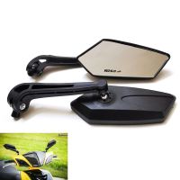 Motorcycle Universal 8mm 10mm KOSO Mirror Scooter E-Bike Cafe Racer Retro Rearview Mirrors Electrombile HD Vision Side Mirror Mirrors