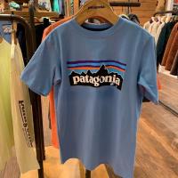 2023 NewPatagonia อินทรีย์ P-6โลโก้รีไซเคิลผ้าฝ้ายผู้ชายและผู้หญิงแขนสั้นเสื้อยืด