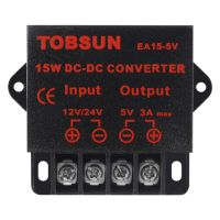 เครื่องควบคุมการ5A 3A 12V ถึง5V 10A 24V ถึง5V ตัวแปลง DC DC 15A ตัวปรับขั้นบันไดรถตัวลด10A 5A 3A 12V ถึง5V