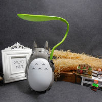 Creative Night Lights LED Cartoon Totoro Shape Lamp USB Rechargeable Reading Table Desk Lamps for Kids Gift Home Decor Novelty