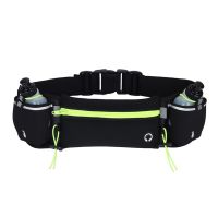 ℡ Walking Outdoor Jogging Sport Pouch Fanny Pack Running Belt Large Capacity Waterproof Hiking Waist Bag Adjustable Phone Storage