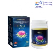 HAGA DETOX Viên Uống Giải Độc Gan, Hỗ Trợ Hạ Men Gan, Viêm Gan, Xơ Gan