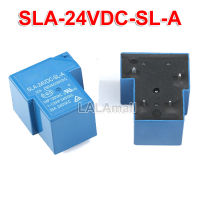 รีเลย์ไฟฟ้า1ชิ้น SLA-12VDC-SL-A SLA-05VDC-SL-A SLA-24VDC-SL-A 5V 12V 24V T90 4Pin 30A รีเลย์ PCB ของแท้ใหม่