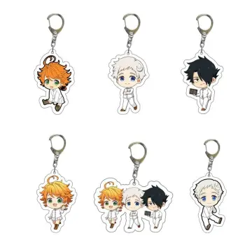 The Promised Neverland Emma Norman Ray Standing Figures Keychain Double  Sided Anime Acrylic Stand Model Plate Collection Keyring