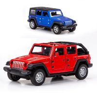 1:36 JEEPS Wrangler Alloy Car Model Simulation Off-road Toys Vehicle Decoration Ornaments Pull Back Toy Car Children Boy Gifts