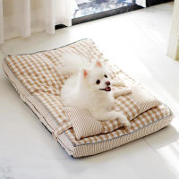 Thick Bed for Dogs Bed with Removable Washable Cover Soft Nest for Dogs House Lounger Bench All Seasons Cat Puppy Kennel Mat