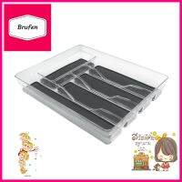 ถาดใส่อุปกรณ์ในครัว 5 ช่อง MICRONWARE 2214 สีใส5-COMPARTMENT KITCHEN UTENSIL TRAY MICRONWARE 2214 CLEAR **สินค้าแนะนำ**