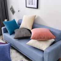 hot！【DT】☑  Plain Cushion Cover Sofa Office Bed Or Car Color for Soft Decoration Pillowcase