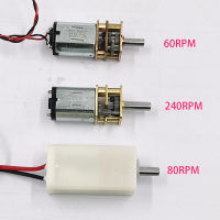 ใหม่ DC 3 V -6 V Micro N20 มอเตอร์เกียร์โลหะเต็มรูปแบบ 5V 60RPM 80RPM 240RPM ความเร็วช้ามอเตอร์แรงบิดสูง DIY งานอดิเรกของเล่น-dliqnzmdjasfg