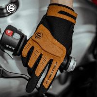 SFK Motorcycle Gloves Breathable Touch Screen Motorcycle Bicycle Gloves Guantes Knuckle Protection Motociclista Protective Gears