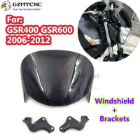 กระจกยึดสำหรับ Suzuki BK400 BK600 GSR400 GSR600 GSR BK 400 600 2006-2012รถจักรยานยนต์กระจกลม D Eflector ชุด