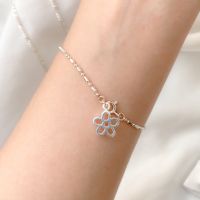 Yourdays/Silver bracelet with flowers ✿