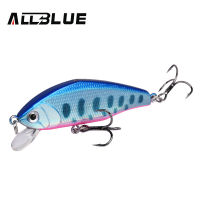 ALLBLUE EDGE 64S Heavy Sinking Minnow Flat Fishing Lure 64mm7g Trout Crank Artificial Hard Bait Crankbait Freshwater Tackle