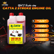 Nhớt 2 thì pha xăng CATTA 2 STROKE ENGINE OIL SAE 30 API TC JASO FD Chai 1L