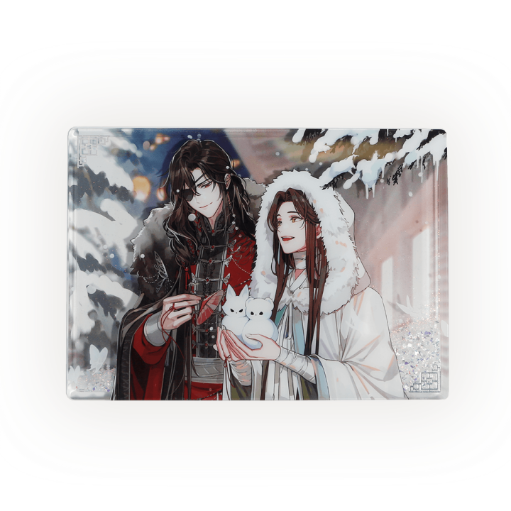 2023 NEW Anime Pre-Sale Tian Guan Ci Fu TGCF Hua Cheng Xie Lian Snow Quicksand Acrylic Picture Frame Display Cosplay Props C