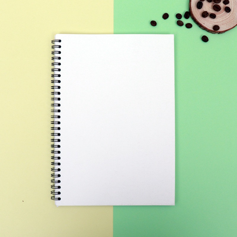B5 PASTEL NOTEBOOK SHEET LINED SPIRAL POLY NOTE PAD A5 