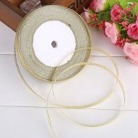 25yards roll GoldSilver Satin Ribbon Party Home Wedding