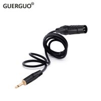 3.5mm Mono Black Shell Jack Male to XLR Male 3Pin to Balanced Microphone Interconnect Cable Quarter Inch to XLR Cord For AMP