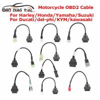 Motorcycle OBD2 Connector For YAMAHA For HONDA 4Pin For KTM 6pin OBD Extension Cables K CAN Universal Cable For Car/Truck/Moto