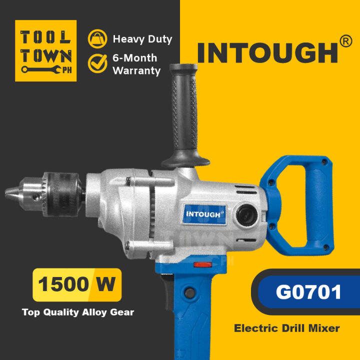 INTOUGH Electric Drill Mixer (1500W) G0701 Lazada PH
