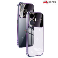 เคสใสสำหรับ Realme C55ชุบไฟฟ้าเคสสำหรับ Realme Realme C55หลังโทรศัพท์ด้วยไฟฟ้านุ่มบางๆ