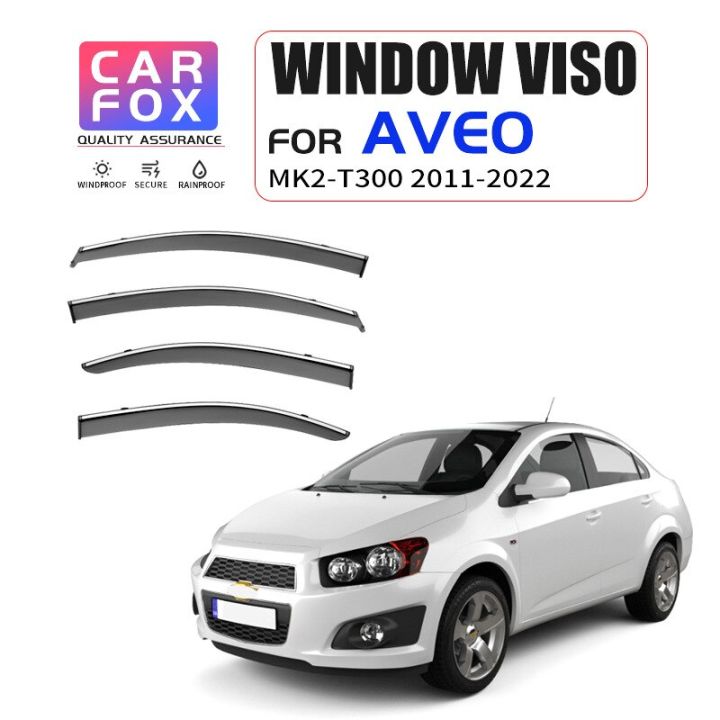 สำหรับที่บังแดดหน้าต่าง-aveo-คิ้วกระจกรถด้านข้างที่กันสภาพอากาศที่บังแดดหน้ารถยนต์อุปกรณ์เสริมรถยนต์ที่กันสภาพอากาศ