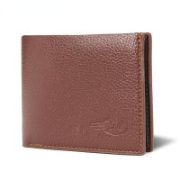 New Mens Wallet Short casual lychee grain solid color PU wallet Multi functional large capacity multi card slot wallet