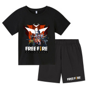 Bộ quần áo trẻ em thun lạnh FREE FIRE, size từ 10-32kg, 4 màu