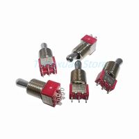 1pc SH T8013-Z1 12mm ON-OFF-ON SPDT DPDT 3/6/12PinS 2/3Position Maintained Toggle Switch Large Short Handle 3A 250VAC/5A 125VAC