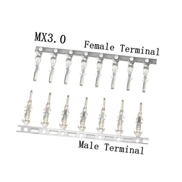 100ชิ้น Mx3.0สำหรับท่านชายหญิงขั้วต่อ Micro-Fit 3.0มม. ขั้วหญิง43030-0001/หมุดขั้วชาย43031-0001