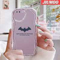 เคส JIUMOO สำหรับ OPPO A3s เคส C1 Realme A5ลายการ์ตูนแบทแมนกันกระแทกแบบใสนิ่มเคสมือถือเคสโปร่งใสลายกล้องถ่ายรูปที่สร้างสรรค์ฝาครอบป้องกันเรียบง่าย