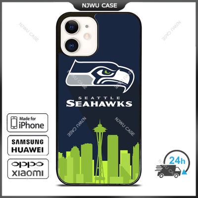 Seattle Seahawks Phone Case for iPhone 14 Pro Max / iPhone 13 Pro Max / iPhone 12 Pro Max / XS Max / Samsung Galaxy Note 10 Plus / S22 Ultra / S21 Plus Anti-fall Protective Case Cover