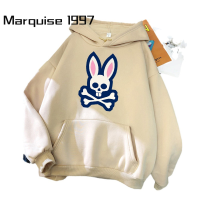 Marquise1997 เสื้อฮู้ด เสื้อแขนยาวอบอุ่น หลวมและสบาย สไตล์ นุ่มนวล วินเทจ เท่ WWY2391BH4 38Z230919