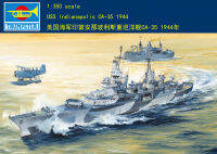 นักเป่าแตร1/350 05327 USS เมืองอินเดียนาโปลิส CA-35 1944ชุดอาคารชุดประกอบโมเดล