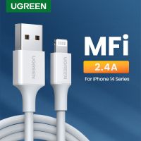 UGREEN MFi USB to Lightning Cable for iPhone 14 13 12 Pro Max 2.4A Fast Charging Phone Cable for iPad Data Cable