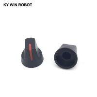 Newest !! Hot Sale 10 Pcs 6mm Shaft Hole Dia Plastic Rotation Switch Rotary Potentiometer Knobs Caps Red