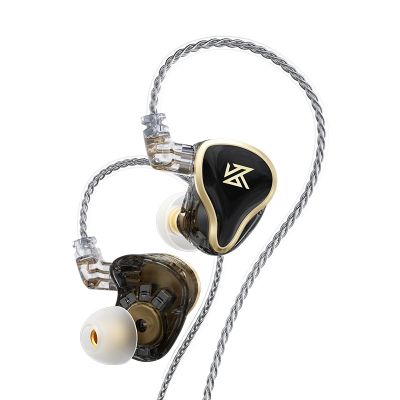 KZ ZAS 16-หูฟังมีสายใส่หูทำจากเหล็กแหวนชุดรุ่นมาตรฐาน (สีดำ) [หัวโจ้คังห้างสรรพสินค้า]