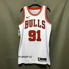 Buy Mitchell & Ness Dennis Rodman #91 Chicago Bulls 1995-96 Swingman NBA  Jersey Pinstripe Online at desertcartINDIA