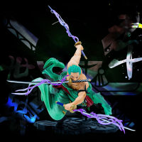 Roronoa Zoro โมเดลตุ๊กตาแอคชั่นความสูง26ซม. การ์ตูนอะนิเมะอุปกรณ์ต่อพ่วง Pvc หัตถกรรมกล่องเปลี่ยนได้0000ชิ้น