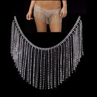 【hot sale】 ♈✲﹍ B55 Body Chain Source Low-Waist Accessories Sexy European American Wholesale Claw Waist Belly Dance Rhinestone Manufacturer J9LY