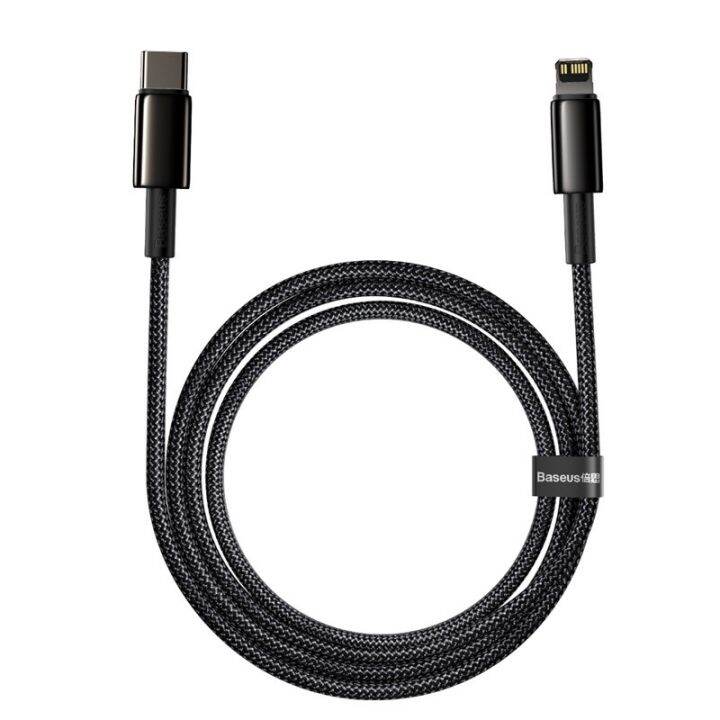 baseus-สายชาร์จ-pd-usb-c-20-วัตต์-18-วัตต์-สำหรับ-i13-i11-i8-xr