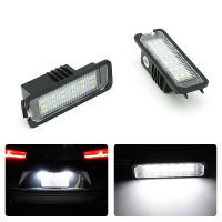 12V 3W LED จำนวนป้ายทะเบียนโคมไฟ Canbus ไม่มีข้อผิดพลาดสำหรับ VW Golf 4 5 6 7 Polo 6R Scirocco Passat B6 3c Limousine 2005-2010