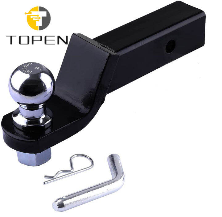 TOPEN Fusion Trailer Hitch Mount with 2Inch Ball & Pin, Fits 2In