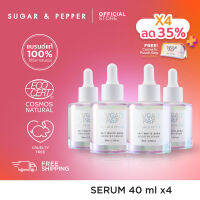 Sugarpep | Serum247(40 ml x 4 ขวด) Set 4 สุดคุ้ม!  เซรั่มช่วยแก้ปัญหาผิว เผยผิวกระจ่างใส ผิวกระชับ เนียนนุ่ม