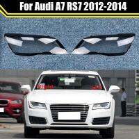 โคมไฟฝาปิดเลนส์เคสสำหรับ Audi สำหรับ A7หัวโคมไฟอัตโนมัติ2012 2013 2014ที่ครอบโคมไฟแก้วครอบหัวเปลือกโคมไฟ