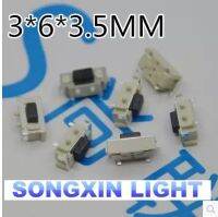 【☸2023 New☸】 fuzou528581 50ชิ้นคุณภาพสูง3*6*3.5มมสวิทช์สวิทช์สวิทช์ Mp3 Smd Mp5 Mp4แท็บเล็ตพีซีปุ่ม3 X6x3.5มม