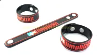 LIMP BIZKIT wristband ริสแบนด์ งานแกะขึ้นโมล ปั้มนูน สองชั้น สวยงาม คุณภาพสุดๆ สินค้าส่งต่างประเทศ ปรับขนาดข้อมือได้สองขนาด รับประกันความพอใจ LBT45NNN