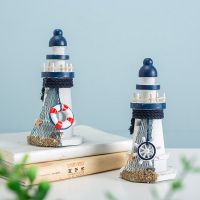 [COD] style wooden molded ocean lighthouse decoration creative gift shooting props