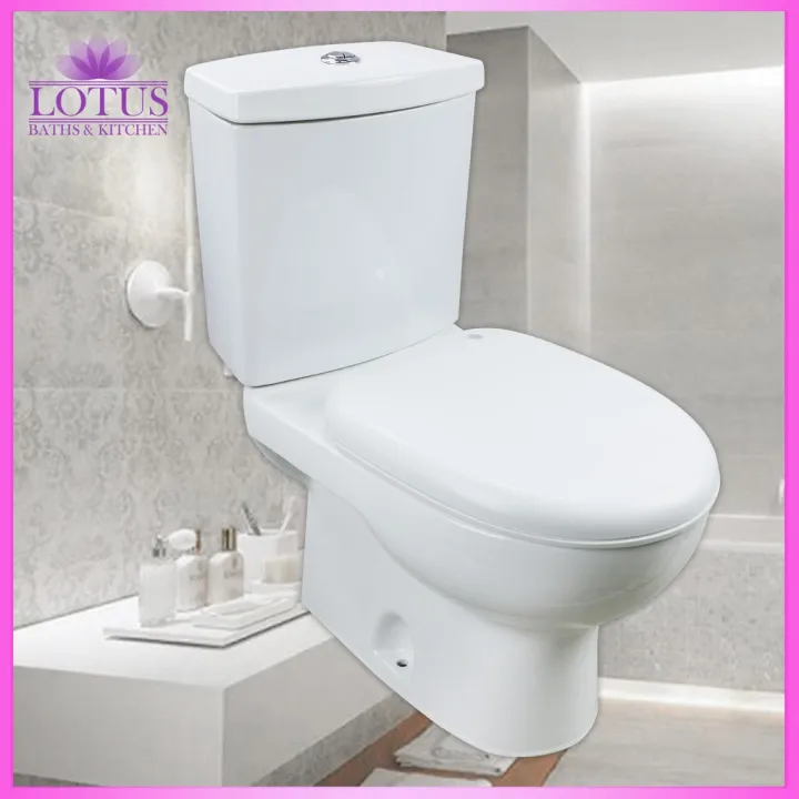 /')Lotus 2028 Ceramic Water Saving Water Closet Toilet Bowl with Flush